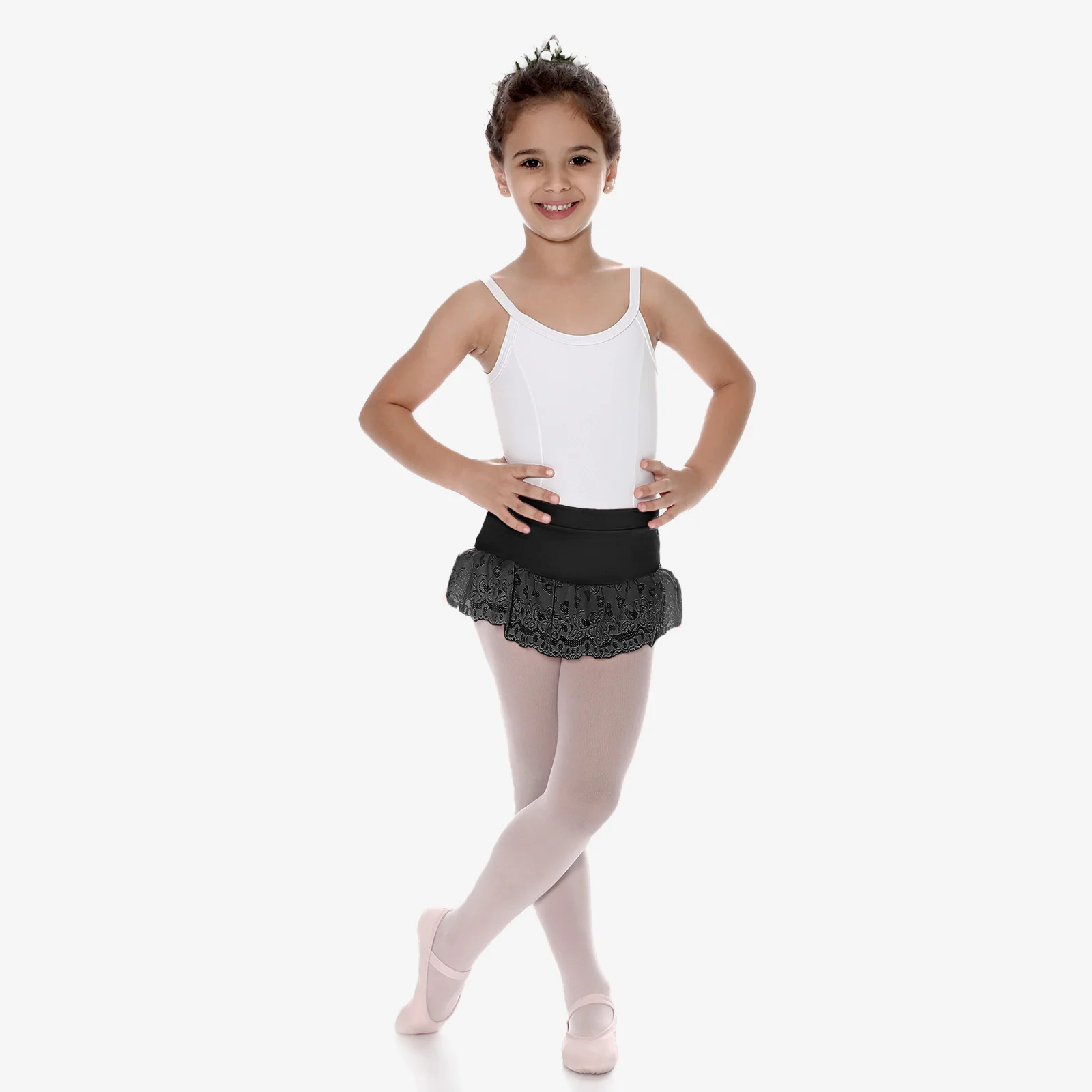 Peach Pull On Kid's Skirt - D741, L741 - Image 3