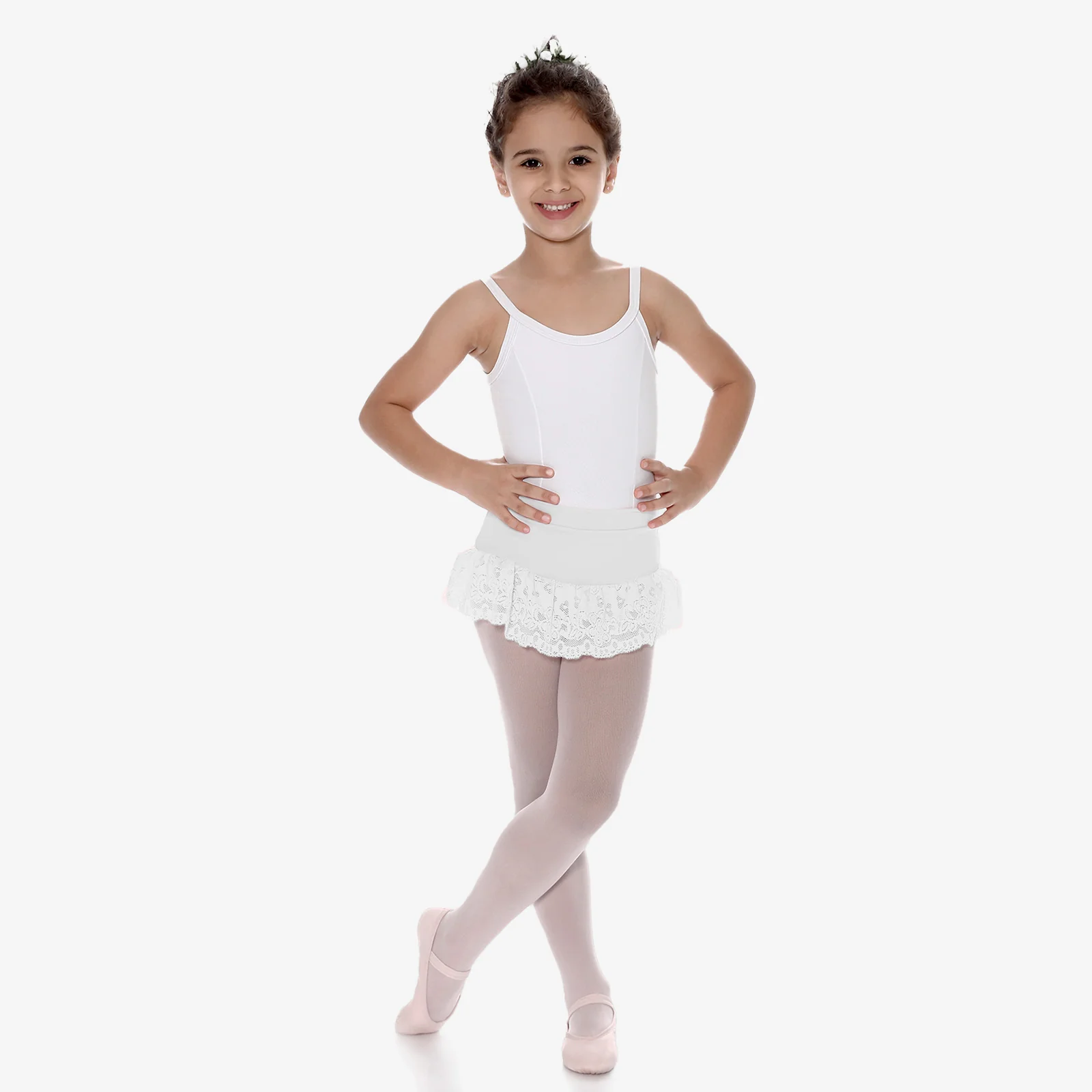 Peach Pull On Kid's Skirt - D741, L741 - Image 5