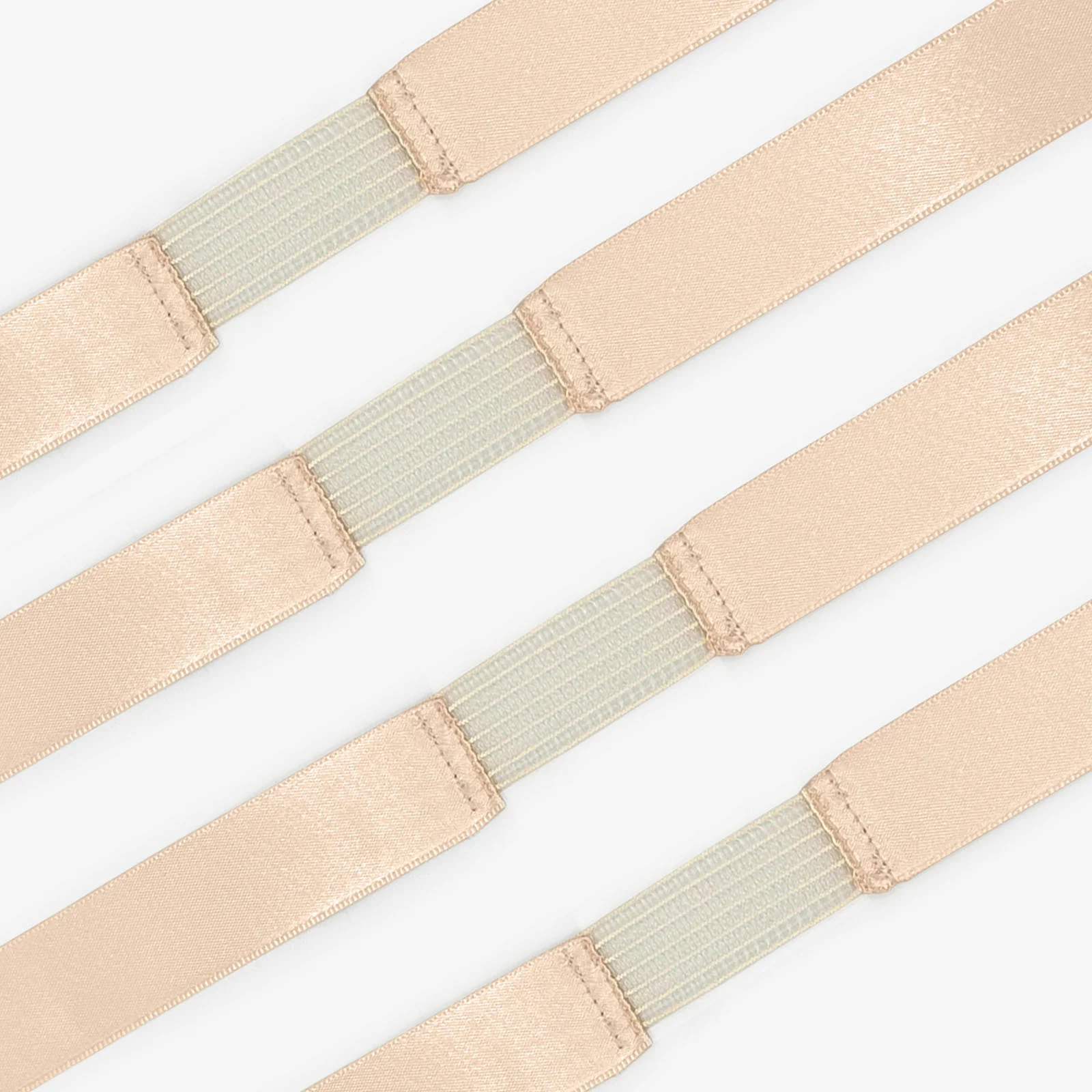Ribbons with Elastic Inserts (Set of 4) - AC04