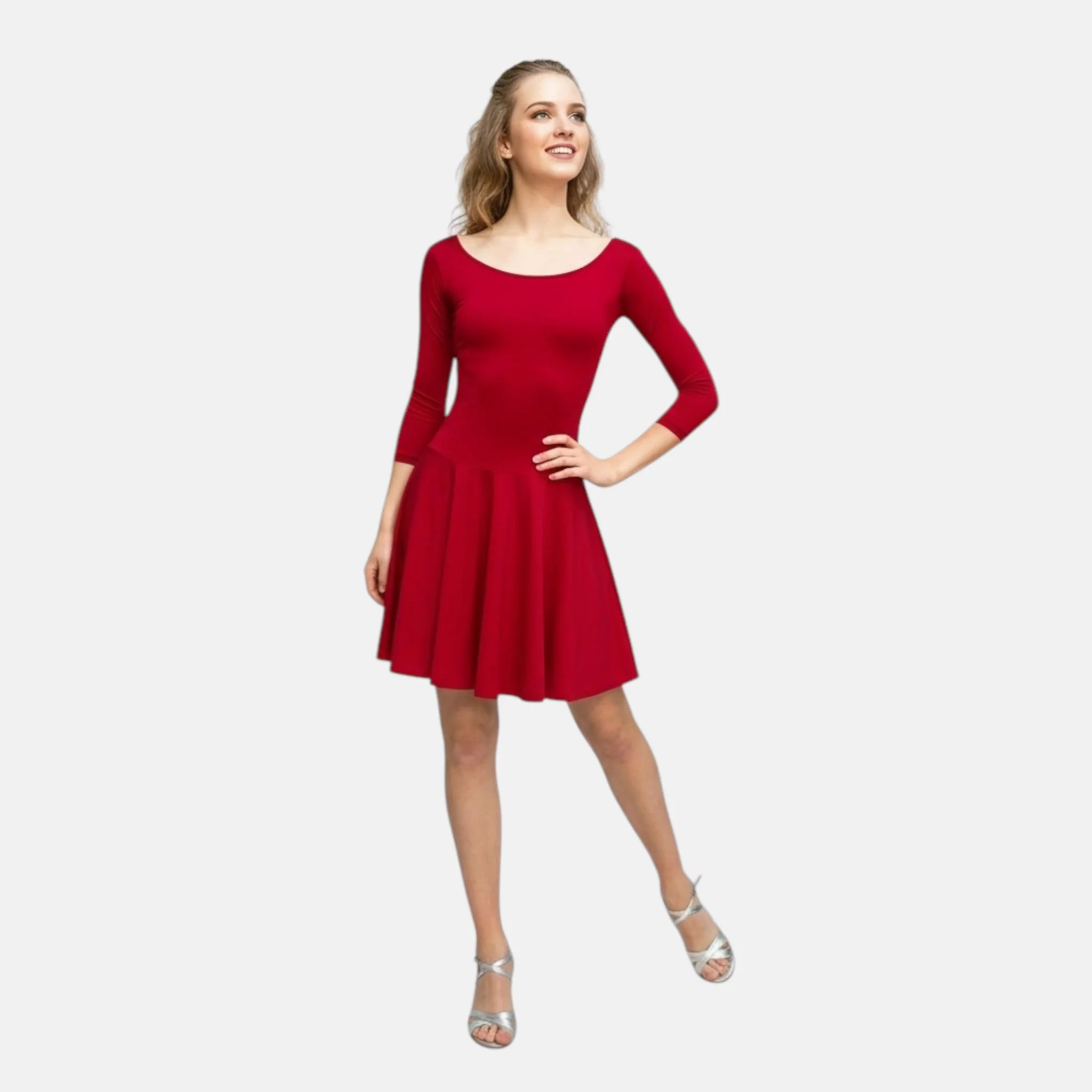 Twirl Salsa Dress - D385